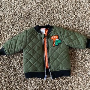 TRex baby bomber jacket
